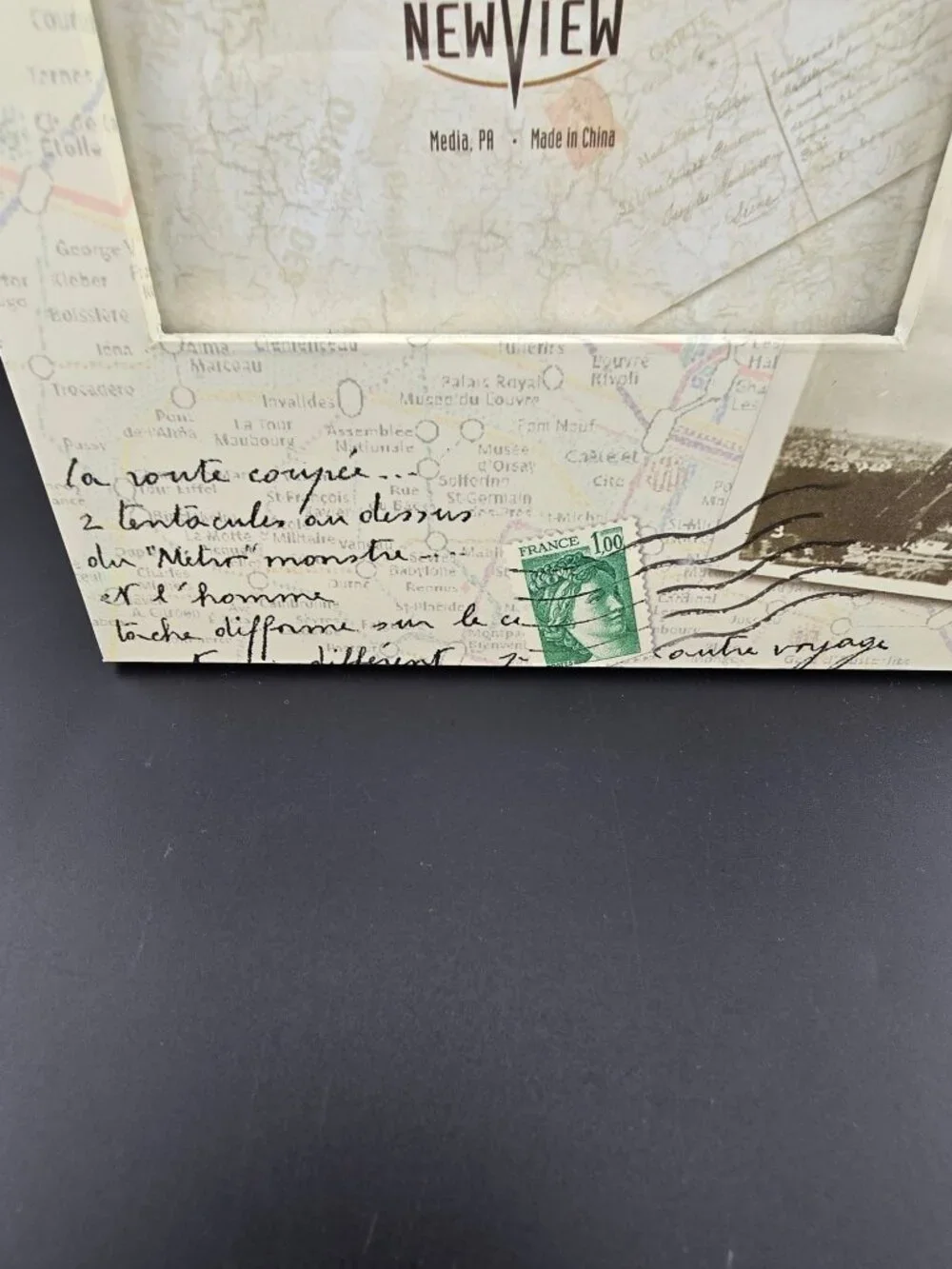 The Left Bank Paris-Themed 4"x6" Photo Frame By New View Eiffel Tower Design - Picture 7 of 12